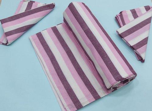 BEDSHEET STRIPE 90X108 2 PILLOW COVER